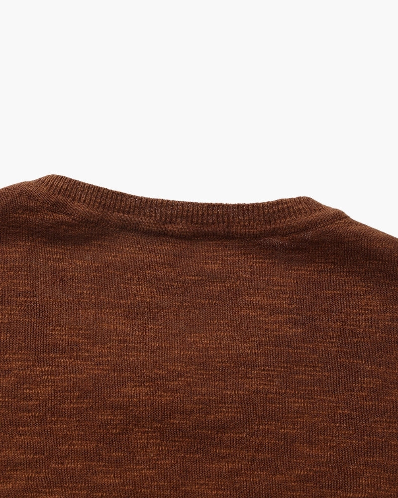 Linen Cotton Essential Crewneck