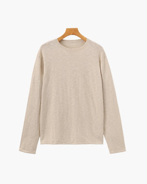 Linen Cotton Essential Crewneck